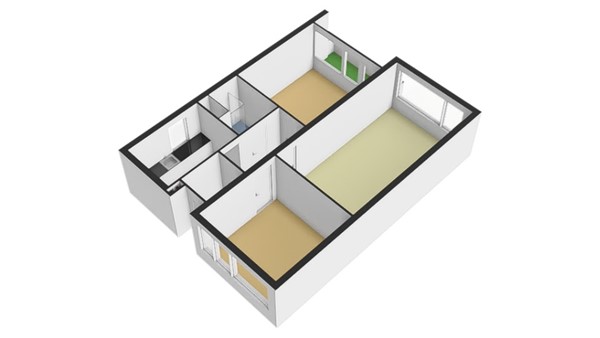 Floorplan - Schipbeekstraat 284, 3313 AT Dordrecht